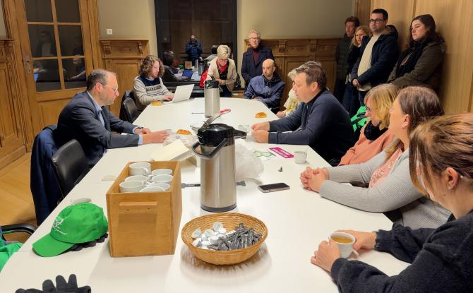 Jean-Paul Bastin "réveillé" par les enseignants, toujours en colère...