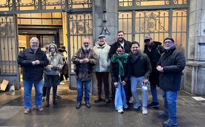 Saint-Valentrain à Verviers : les écologistes déclarent leur amour au rail…