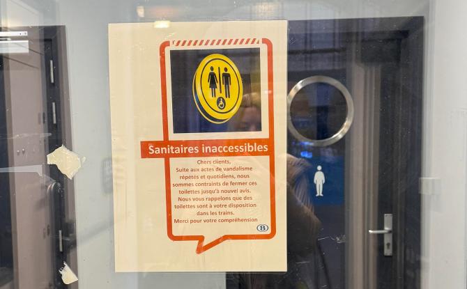 Verviers-Central privée de toilettes : la SNCB promet une solution… mais pas avant 2027