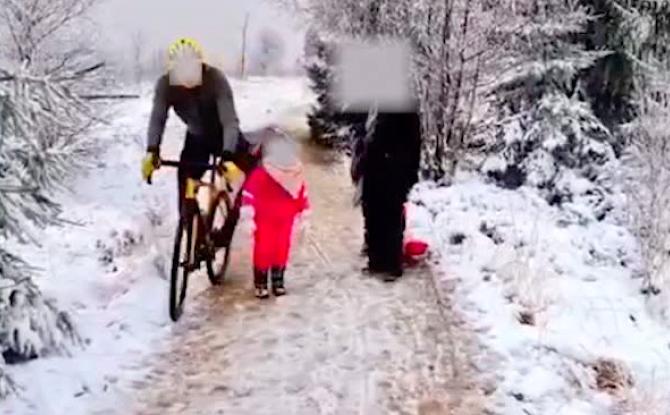 La diffusion des images du "cycliste des Fagnes" qui avait bousculé une fillette jugée non fautive