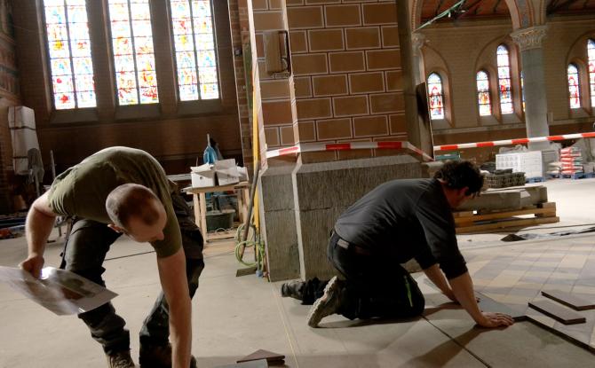 98.000 ardoises, 40.000 pavés: l'impressionnante restauration de l'église de Pepinster