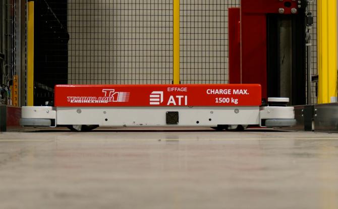 Innovation à Thimister-Clermont: un robot magasinier