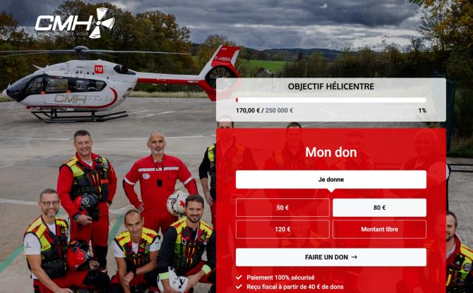 Le CMH lance un appel aux dons pour aménager son nouvel Hélicentre
