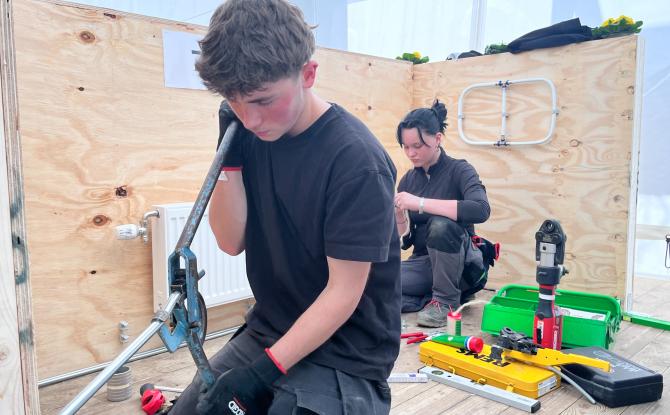 À Waimes, les chauffagistes de demain en compétition