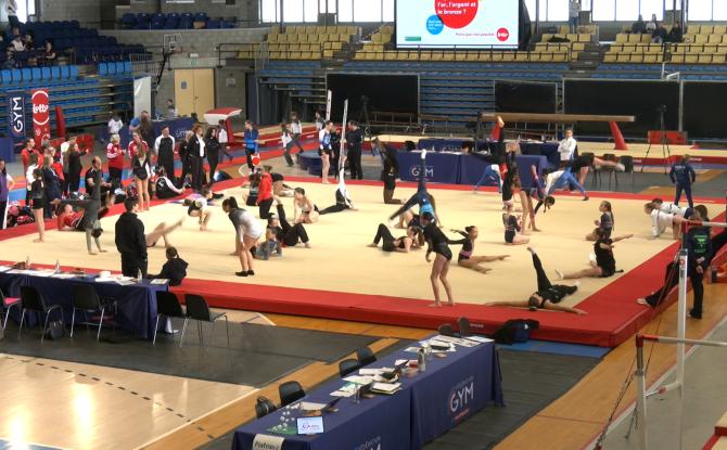 200 gymnastes réunies au Hall du Paire pour le Championnat Francophone de D3