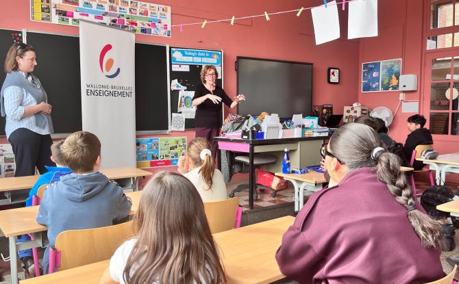 Dolhain: des élèves plongés dans la réalité des reporters de guerre