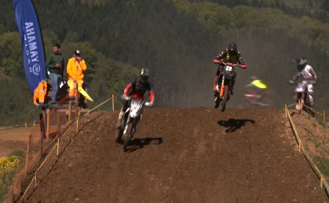 Motocross: première compétition sur le nouveau circuit de Lierneux