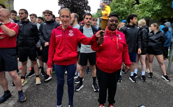 La Torch Run, flamme de l'inclusion et coup d'envoi des Special Olympics