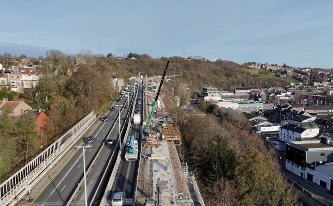 Viaduc de Lambermont : nouvelles fermetures et déviations en juin