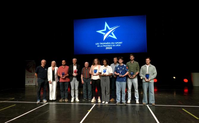 Armand Marchant, Maya Wintquin et Willy Lenaerts mis à l'honneur aux Trophées du Sport